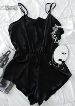 Combinaison Noire Soyeuse DELICATE 13 Combinaison Noire Soyeuse DELICATE -Doress 119703132 261388231642642 590348696476106101 n 1