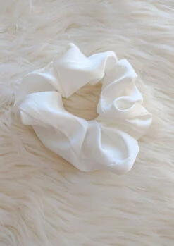 CHOUCHOU Doress En Charmeuse De Soie BLANC NEIGE