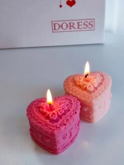 Bougie Rose Foncé MELTED HEART -Doress 1676045288001 60520bcd 53d8 4b94 aa5b e058546e54a9