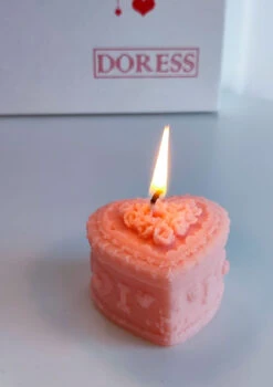 Bougie Rose Clair MELTED HEART