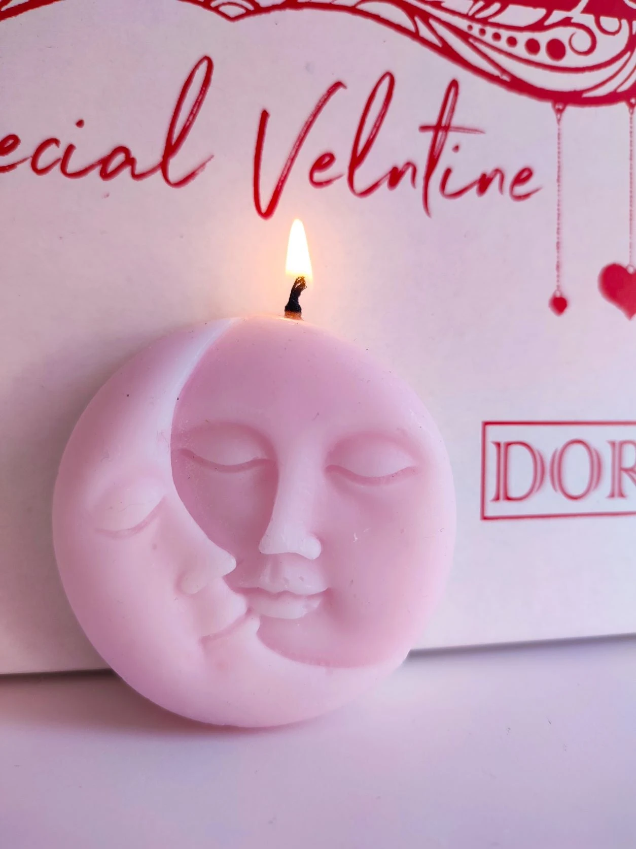 Bougie Rose UNCONDITIONAL LOVE 2 Bougie Rose UNCONDITIONAL LOVE – Image 2