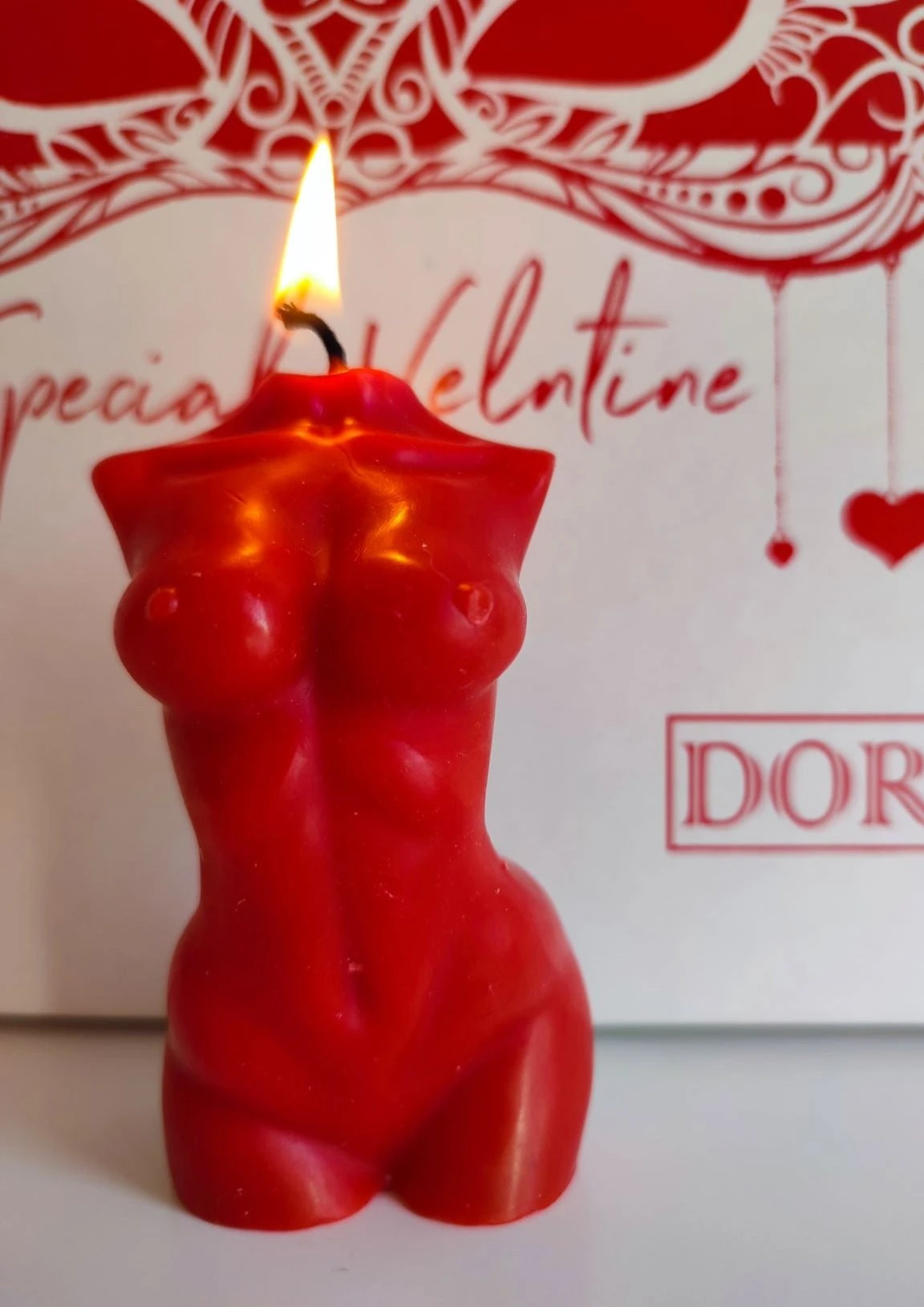 Bougie Rouge FEMME FATALE 1 Bougie Rouge FEMME FATALE