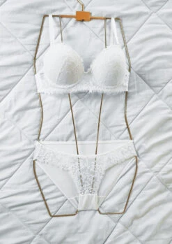 Ensemble Soutien-gorge Rembourré White WING