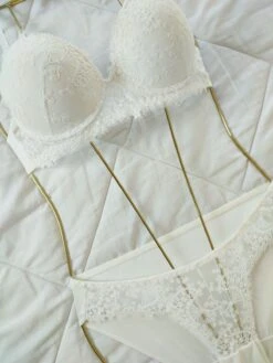 Ensemble Soutien-gorge Rembourré White WING 5 Ensemble Soutien-gorge Rembourré White WING -Doress 1681845033949