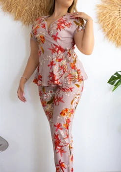 Ensemble Fleuri Cache-coeur ARUM