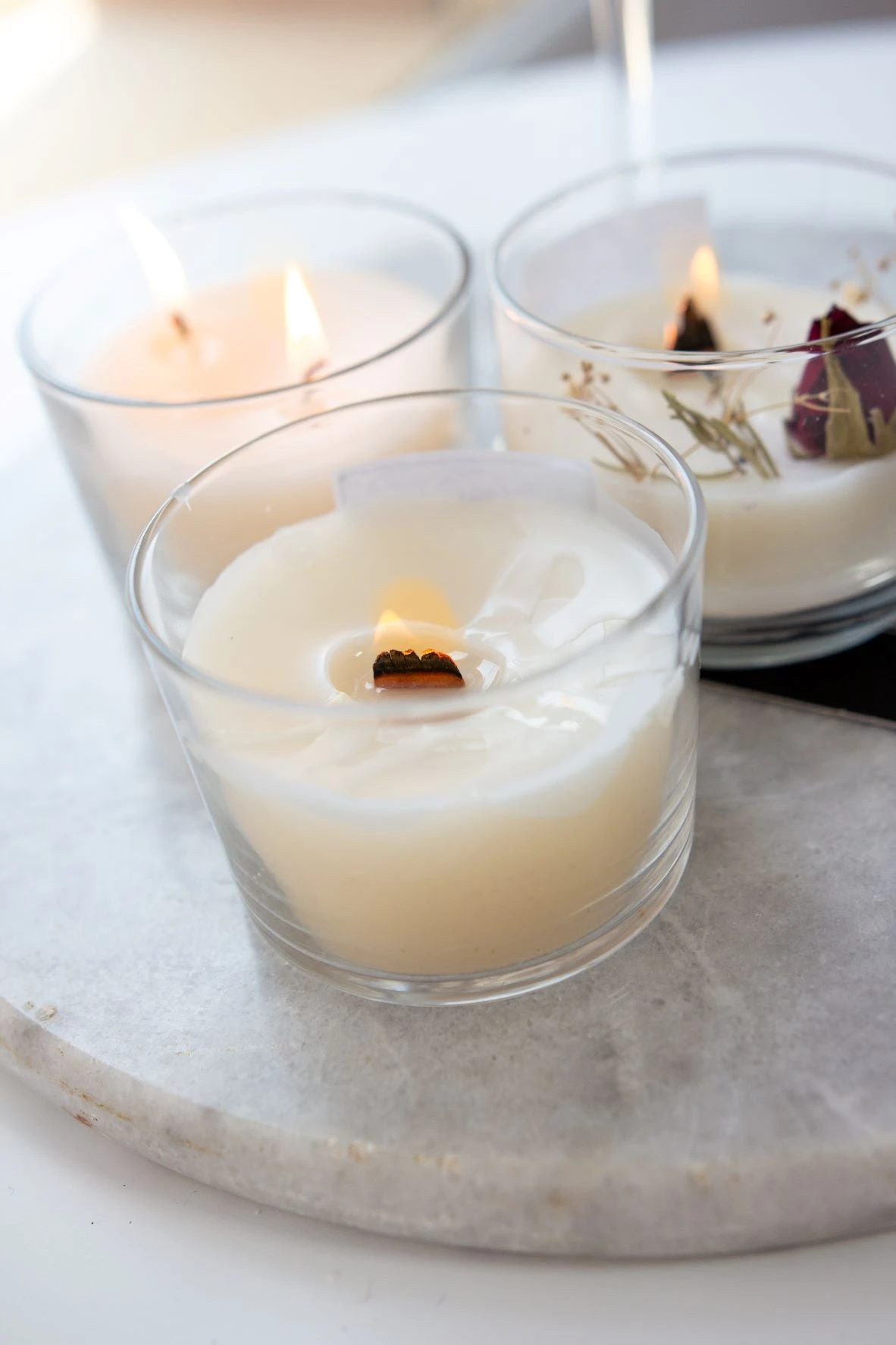 Bougie En Verre WOODEN WICK 2 Bougie En Verre WOODEN WICK – Image 2