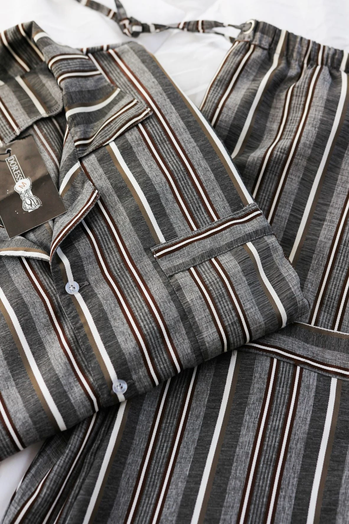 Pyjama Homme Rayures GIOVANNI 6 Pyjama Homme Rayures GIOVANNI – Image 6