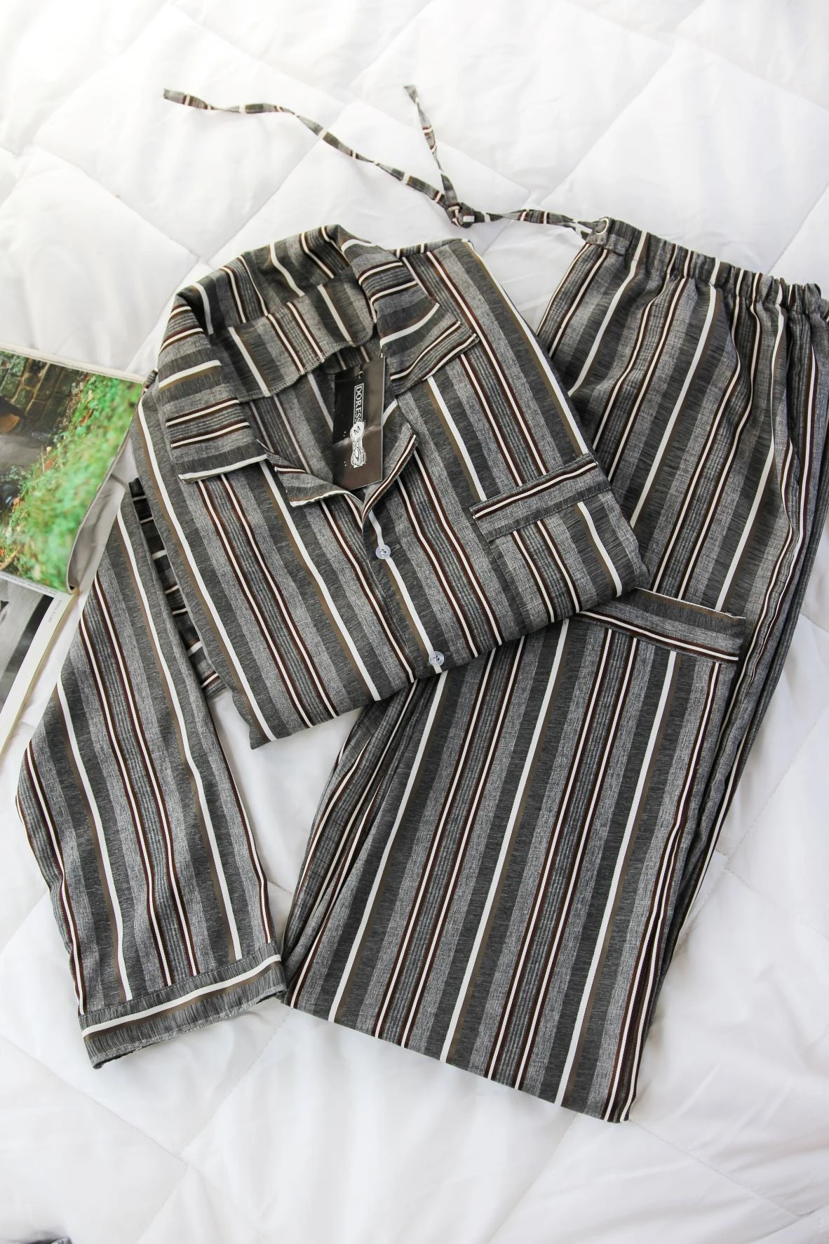 Pyjama Homme Rayures GIOVANNI 3 Pyjama Homme Rayures GIOVANNI – Image 3