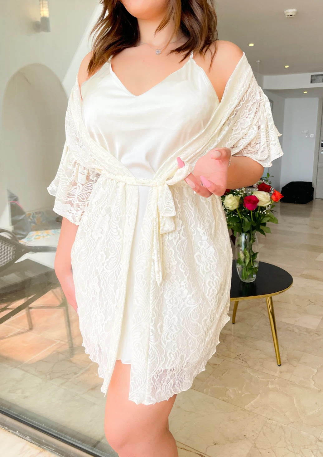 Déshabillé Nuisette Kimono GLOW 1 Déshabillé Nuisette Kimono GLOW