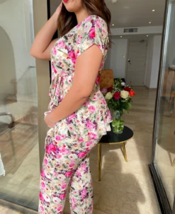 Ensemble Fleuri Cache-coeur Rose AMBER 12 Ensemble Fleuri Cache-coeur Rose AMBER -Doress IMG 0784 1