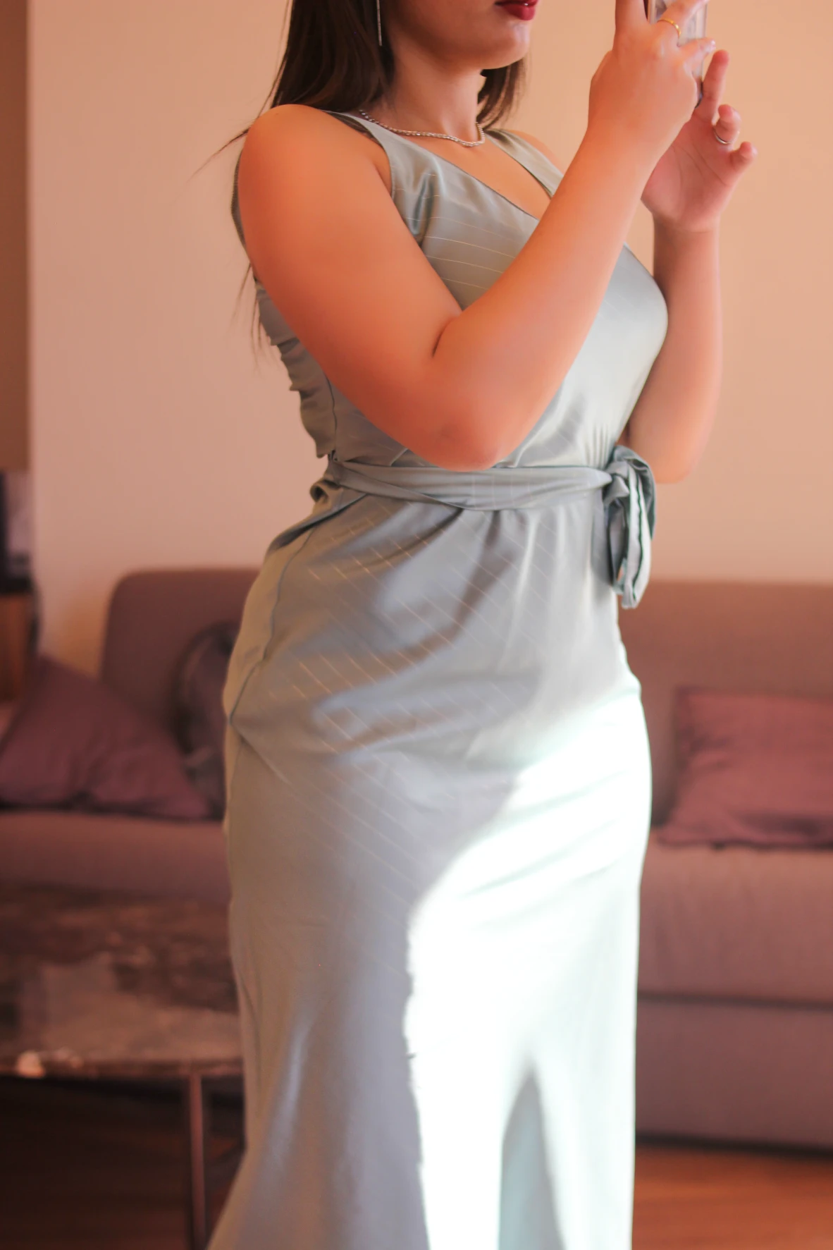 Nuisette Soyeuse Maxi ARIA VERT 4 Nuisette Soyeuse Maxi ARIA VERT – Image 4