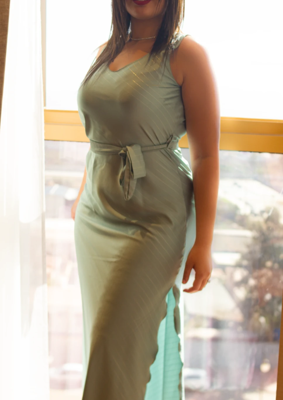 Nuisette Soyeuse Maxi ARIA VERT 2 Nuisette Soyeuse Maxi ARIA VERT – Image 2