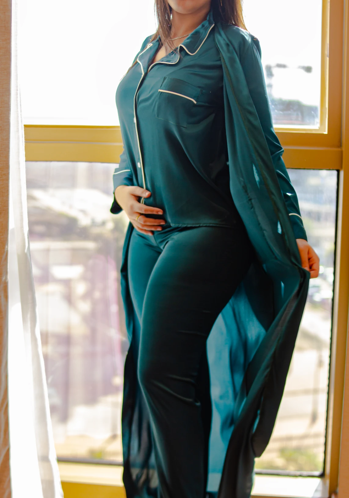 Pyjama Trois Pièces Vert CIANA 4 Pyjama Trois Pièces Vert CIANA – Image 4