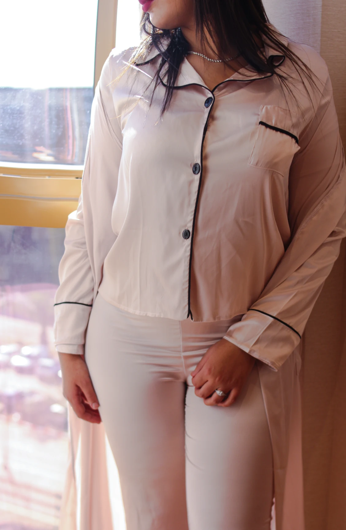 Pyjama Trois Pièces Rose Clair CIANA 6 Pyjama Trois Pièces Rose Clair CIANA – Image 6