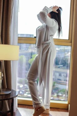 Pyjama Trois Pièces Gris CIANA -Doress IMG 1519 1