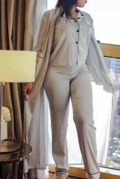 Pyjama Trois Pièces Gris CIANA -Doress IMG 1528 1 1