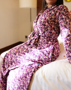 Kimono Long Super Soft Rose Imprimé FIORE -Doress IMG 1713 1 69ad4e20 5e81 45b1 96e8 f908af8e8122