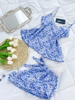 Ensemble Bustier Short BLUE MARGARITA 15 Ensemble Bustier Short BLUE MARGARITA -Doress IMG 1817 1