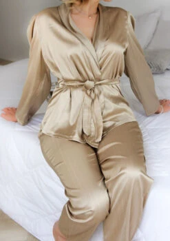 Pyjama Beige Cache-coeur DIANA