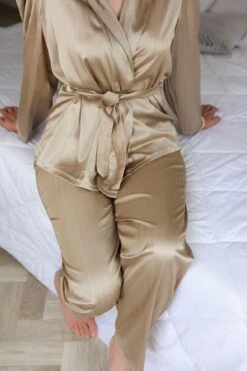 Pyjama Beige Cache-coeur DIANA -Doress IMG 1984