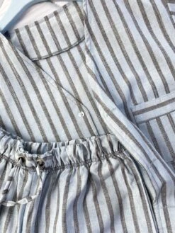 Pyjama Homme Rayures Bleu Clair MATTEO 9 Pyjama Homme Rayures Bleu Clair MATTEO -Doress IMG 2283 2