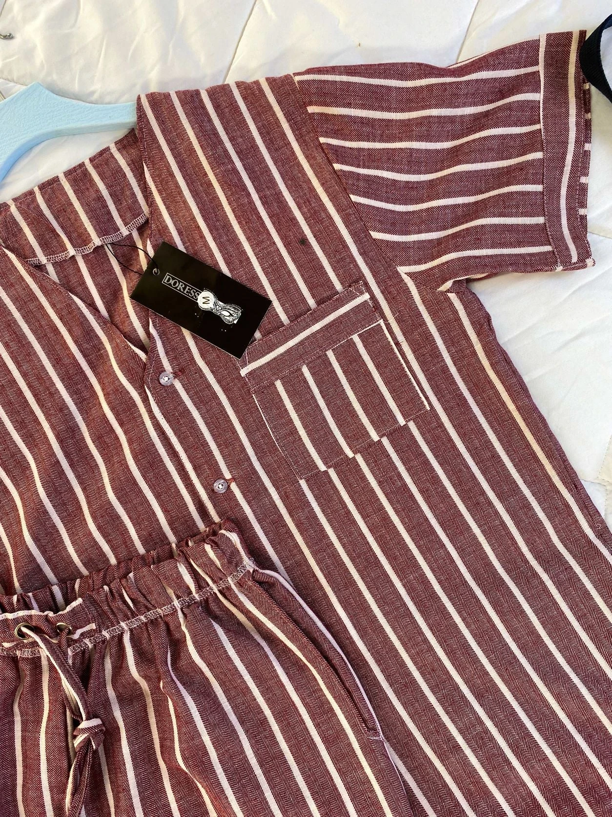 Pyjama Homme Rayures Bordeaux MATTEO 4 Pyjama Homme Rayures Bordeaux MATTEO – Image 4