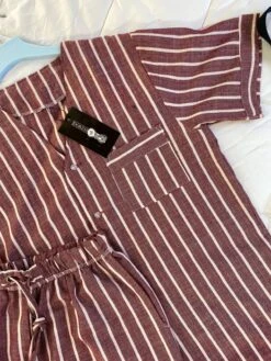 Pyjama Homme Rayures Bordeaux MATTEO -Doress IMG 2318