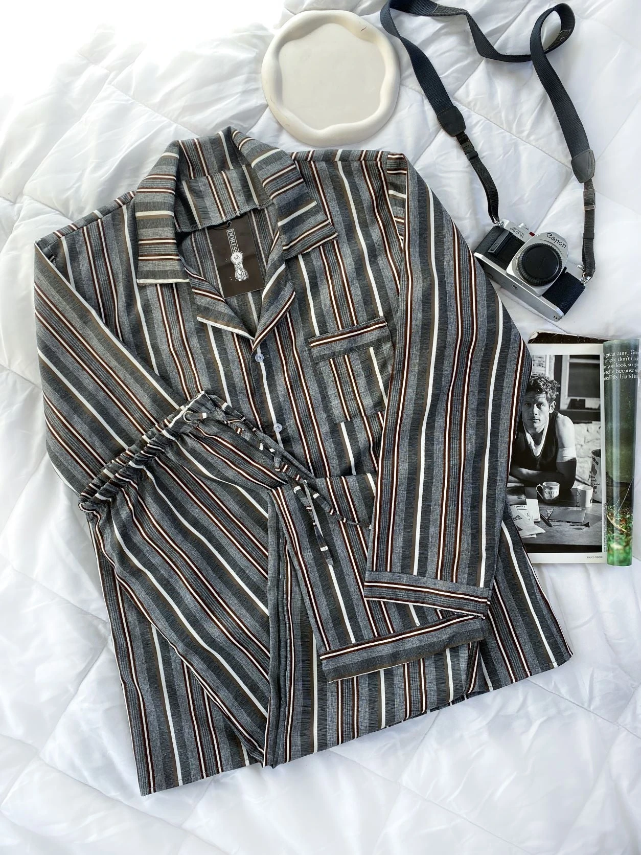 Pyjama Homme Rayures GIOVANNI 4 Pyjama Homme Rayures GIOVANNI – Image 4