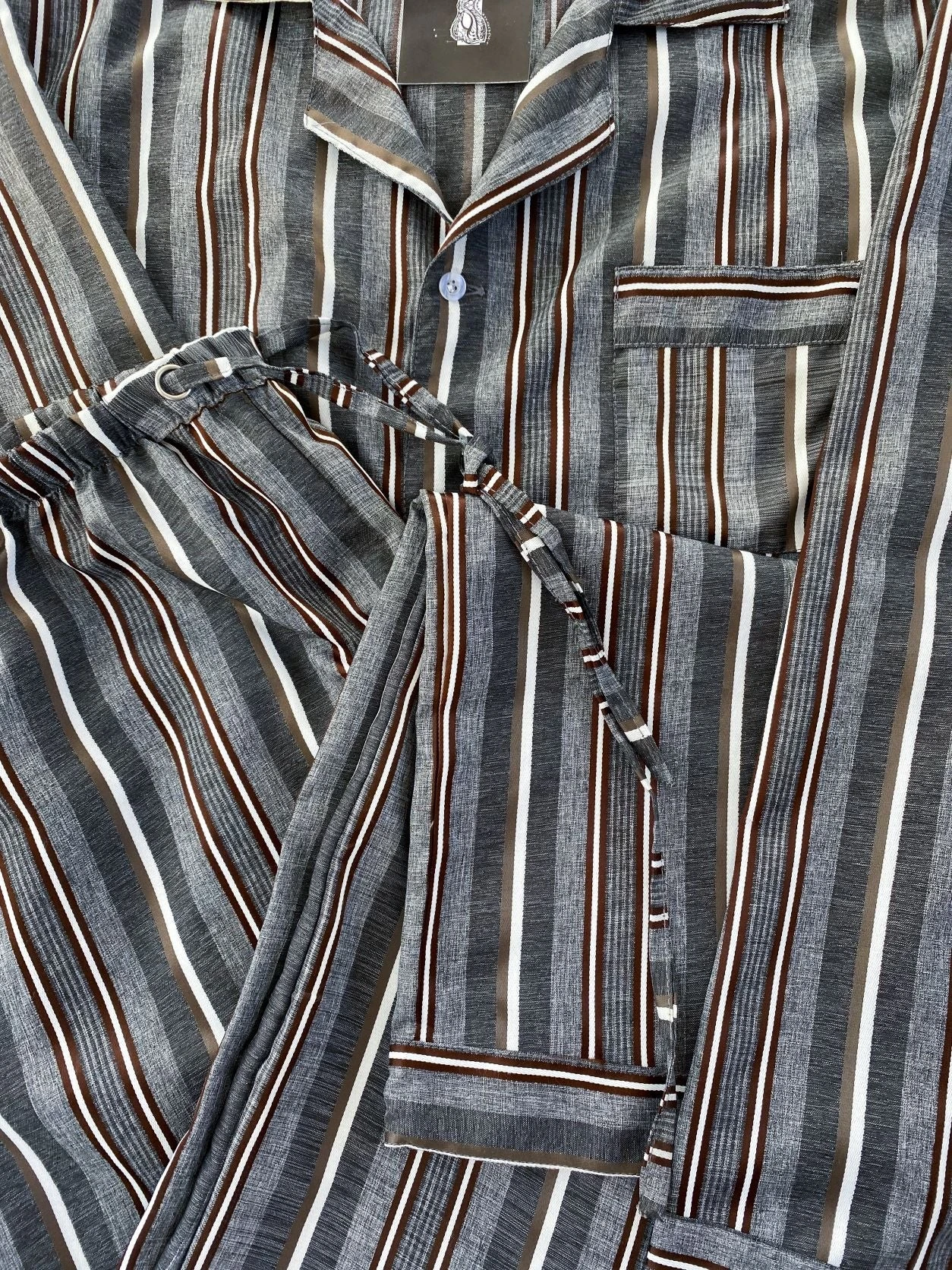 Pyjama Homme Rayures GIOVANNI 7 Pyjama Homme Rayures GIOVANNI – Image 7