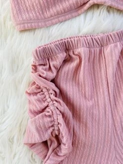 Ensemble Rose CROP TOP Strech Collection -Doress IMG 2424 2