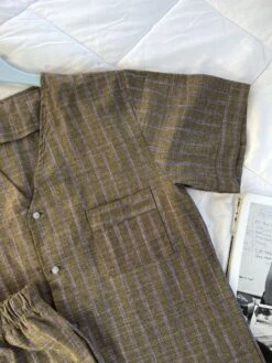 Pyjama Homme Rayures Vert Foncé MATTEO -Doress IMG 2503 1