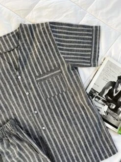 Pyjama Homme Rayures Gris MATTEO -Doress IMG 2509 2