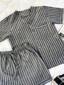 Pyjama Homme Rayures Gris MATTEO -Doress IMG 2510 2