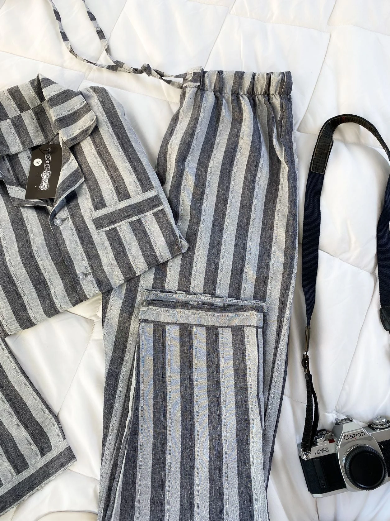 Pyjama Homme Rayures LEONARDO 3 Pyjama Homme Rayures LEONARDO – Image 3