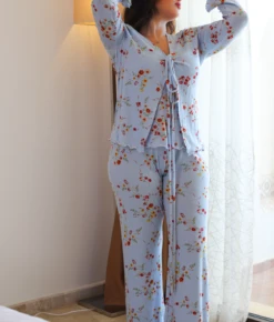 Ensemble 3 Pièces Coton Bleu LEVLEY -Doress IMG 3148 1