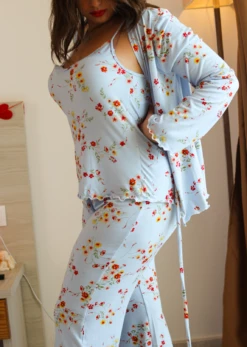 Ensemble 3 Pièces Coton Bleu LEVLEY 16 Ensemble 3 Pièces Coton Bleu LEVLEY -Doress IMG 3164 1 1