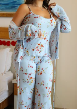 Ensemble 3 Pièces Coton Bleu LEVLEY