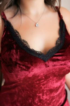 Nuisette Velours Bordeau EVA -Doress IMG 3433 1