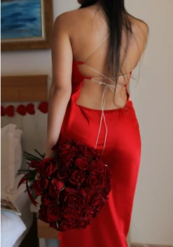 Robe Nuisette Rouge CIENA -Doress IMG 3479 1 b0c4405f 840c 4b58 9dd5 54e2a43113e1