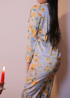 Pyjama En Soie Bleu EMILIA -Doress IMG 3677 1 1