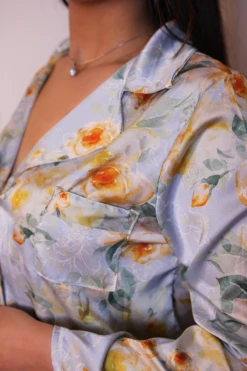 Pyjama En Soie Bleu EMILIA 14 Pyjama En Soie Bleu EMILIA -Doress IMG 3683 1