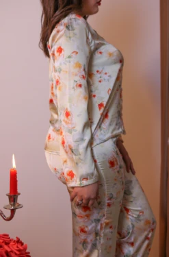 Pyjama En Soie Vert MIRAGE -Doress IMG 3695 1 1