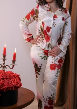 Pyjama Rouge En Soie ANTONELLA -Doress IMG 3735 1 1