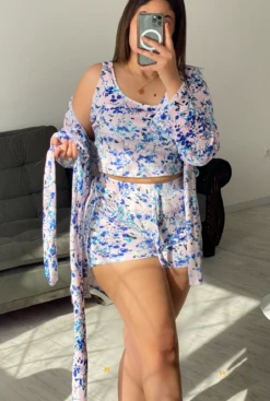 Ensemble 3 Pièces Splached Pink BAMBY 5 Ensemble 3 Pièces Splached Pink BAMBY -Doress IMG 37362 1 Recovered