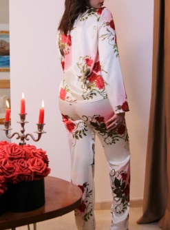 Pyjama Rouge En Soie ANTONELLA -Doress IMG 3739 1 1