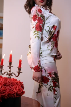 Pyjama Rouge En Soie ANTONELLA -Doress IMG 3742 1 1