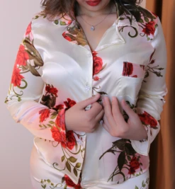 Pyjama Rouge En Soie ANTONELLA -Doress IMG 3747 1 1