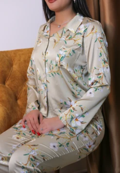 Pyjama En Soie Vert PENSY 9 Pyjama En Soie Vert PENSY -Doress IMG 3817 1 1