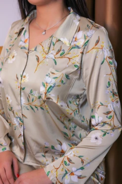 Pyjama En Soie Vert PENSY 10 Pyjama En Soie Vert PENSY -Doress IMG 3818 1