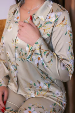 Pyjama En Soie Vert PENSY 11 Pyjama En Soie Vert PENSY -Doress IMG 3819 1